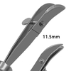 Outil de traçage en cuir réglable en acier inoxydable bord en cuir Scriber doublure latérale en cuir pour bricolage maroquinerie