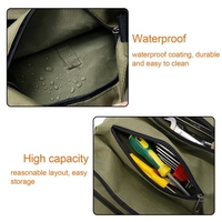 Outil de voiture Roll Up Sacs Waxed Canvas Storage Carriers Pouch Tools Tote Sling Holder Back Sea Organizer