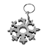 Outil multifonction 20 en 1 flocon de neige avec porte-clés clé à flocon de neige ouvre-bouteille multifonction kit de tournevis outil de bricolage à la main outil d