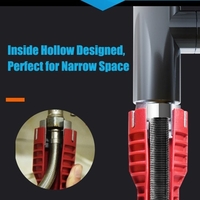 Outil multifonctionnel de clé Outil clé de robinet Installateur de robinet et d