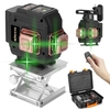 Outil multifonctionnel de niveau laser 3D 12 lignes Lignes horizontales verticales avec fonction d