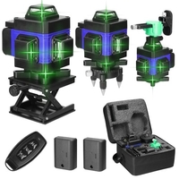 Outil multifonctionnel de nivellement de batterie au lithium rechargeable par USB de niveau laser 3° de niveau laser de 16 lignes avec des lignes d