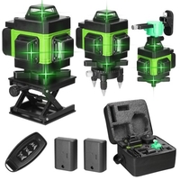Outil multifonctionnel de nivellement de batterie au lithium rechargeable par USB de niveau laser 3° de niveau laser de 16 lignes avec des lignes d