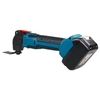 Outil oscillant électrique Lithium-ion sans fil multifonctionnel oscillant rénovateur outils 6 vitesses de vitesses réglables avec Angle d