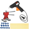 Outils de réparation de dent sans peinture de voiture Dent Puller +15 Pcs colle onglets + 110-240 V 40 W pistolet à colle fondue chaude w / 10 pcs bâtons de colle