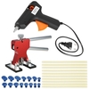 Outils de réparation de dent sans peinture de voiture Dent Puller +15 Pcs colle onglets + 110-240 V 40 W pistolet à colle fondue chaude w / 10 pcs bâtons de colle