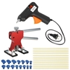 Outils de réparation de dent sans peinture de voiture Dent Puller +15 Pcs colle onglets + 110-240 V 40 W pistolet à colle fondue chaude w / 10 pcs bâtons de colle