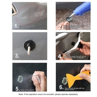 Outils de réparation de pinceaux sans peinture Kit outil de suppression des extracteurs de pontage avec pistolet à colle Bâtons de colle pour Auto Corps Moto Réfrigérateur Machine à Laver EU Plug
