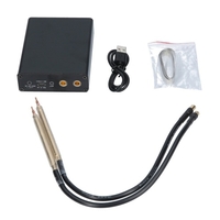 Outils de soudage automatiques de soudeuse par points de poche 4.2 V réglables pour 18650 21700 32650 Support de batterie au Lithium 0.1-0.15mm