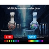 OVLENG GT67 Casque filaire Écouteur monté sur la tête Interface USB 3, 5 mm LED RVB Lumière Ordinateur de jeu Stéréo Route Gaming Casque filaire avec microphone pointant à 95 °