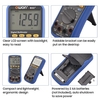 OWON B33+ Multimètre numérique BT avec enregistrement hors ligne 3999 comptes Testeur électrique à sélection automatique avec écran LCD rétro-éclairé Détecteur de courant de tension AC DC Mesure de la température Mètre de tension multifonction