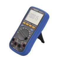 OWON B41T+ Multimètre numérique BT avec enregistrement hors ligne 22000 comptes True RMS Testeur électrique à plage automatique avec rétroéclairage Écran LCD Détecteur de courant de tension CA Mesure de la température Mètre de tension multifonct