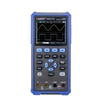 OWON HDS2102 Multimètre Oscilloscope Numérique Portable 100 MHz 500 MSa/s Oscilloscope Double Canaux True RMS 20000 Comptes Multi Testeur LCD Couleur 3, 5 pouces Interface Type-C Rechargeable