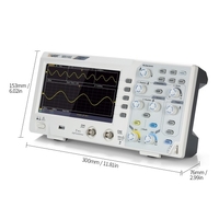 Owon SDS1102 Oscilloscope Oscillomètre Numérique Oscilloscope 2CH 100MHz 1GS / s 7 "LCD