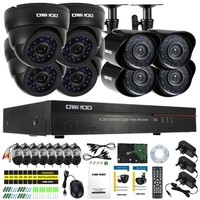 OWSOO 16CH Full CIF 800TVL Surveillance CCTV Système de sécurité DVR