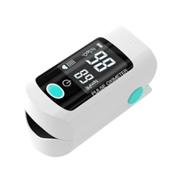 Oxymètre de pouls du bout des doigts Saturation en oxygène sanguin SpO2 et moniteur PR 8S mesure rapide,  compteur de mesure de fréquence cardiaque pour les voyages sportifs à domicile