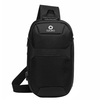 Ozuko Mode Portable Grande Capacité Multi-Fonction Homme Coffre À Capuche Étanche Anti-Vol USB Port De Charge Poitrine Pack Avec Serrure