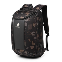 ozuko New Style Business Backpack USB Anti-Theft Man Laptop Pack Student Outdoor Sports Travel Backpack