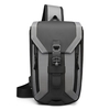 ozuko nouveau style homme poitrine pack USB mode étanche unique épaule homme extérieur multifonction petit paquet