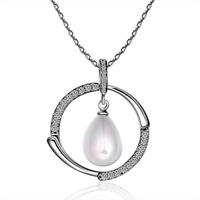 P052 belle perle pendentifs pour petite amie meilleur cadeau