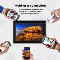 P100 WiFi cadre photo numérique 10, 1 pouces 16 Go cadre photo électronique intelligente contrôle de l