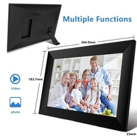 P100 WiFi cadre photo numérique 10, 1 pouces 16 Go cadre photo électronique intelligente contrôle de l