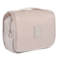 Pack cosmétique simple portable Stockage multicouche à fermeture à glissière de grande capacité