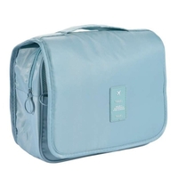 Pack cosmétique simple portable Stockage multicouche à fermeture à glissière de grande capacité
