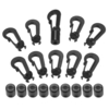 Pack de 10 Kayak de bateaux Canoe Bungee Shock Cord Hook Crochet Crochets d