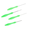 Pack de 4 Pcs Bait Aiguille Set Crochet Drill Boil Stringer Baiting Rig Outil Carpe De Pêche Terminaux
