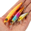 Pack de 68pcs Mixed Fishing Lure Set Kit vairon Leurres Crankbaits artificielle Dur Leurre Appât Basse Carpe De Pêche S
