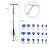 Paintless Dent Repair Kit Extracteur De Voiture Dent De Réparation Outils T Bar Diapositive Marteau + 18pcs Colle Extracteur De Colle Onglets pour Véhicule SUV Voiture Auto Corps Grêle Dégâts Remover