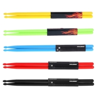 Paire de 5 a pilons Stick Nylon pour tambour fixe léger professionnel