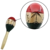 Paire de bois grandes Maracas Rumba Shakers Hochets Sable Marteau Instrument à percussion jouet musical pour enfants Jeux de société pour enfants