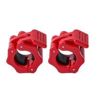Paire de pinces à haltères serrure à dégagement rapide 1 pouce de diamètre barres de poids standard plaques de collier Clips de musculation entraînement de remise en forme