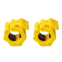 Paire de pinces à haltères serrure à dégagement rapide 1 pouce de diamètre barres de poids standard plaques de collier Clips de musculation entraînement de remise en forme