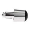 Paire de Universal Moto Moto Aluminium Guidon Bar Ends Plugs Grip Caps