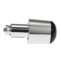 Paire de Universal Moto Moto Aluminium Guidon Bar Ends Plugs Grip Caps
