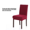 Épais tricot extensible amovible Lavable Chaise Couverture Polyester Spandex Sièges Slipcover pour Mariage Hôtel Salle à manger Cérémonie