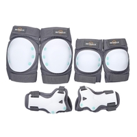 Épaissir Genouillères Set 6 en 1 Protecteur Kit Genouillères Coudières Protège-poignets Ensemble d