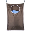 Panier à linge suspendu organisateur de porte suspendu avec sac de rangement mural zippé grande capacité sac de vêtements sales pochettes pour chambre salle de bain dortoir placards de pépinière