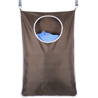 Panier à linge suspendu organisateur de porte suspendu avec sac de rangement mural zippé grande capacité sac de vêtements sales pochettes pour chambre salle de bain dortoir placards de pépinière