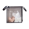 Panier à linge transparent avec double poignée pliable panier à linge sale panier à linge bacs de rangement pour organiser la maison vêtements serviettes jouet