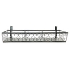 Panier à étagère en fer à suspendre pour balustrade de fleurs