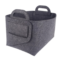 Panier de rangement en feutre Panier en feutre pliable de bureau