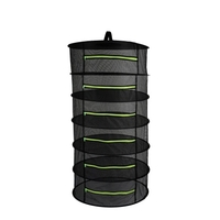 Panier suspendu 4 couches avec fermeture à glissière pliant le support sec