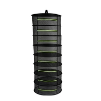 Panier suspendu 4 couches avec fermeture à glissière pliant le support sec
