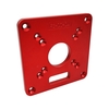 Panneau de bascule universel rouge de découpage en rouge de machine de garniture de tableau en aluminium pour les bancs de travail du bois