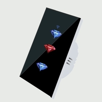 Panneau de commutation intelligent Tuya Smart Life WiFi Touch Curtain
