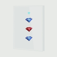 Panneau de commutation intelligent Tuya Smart Life WiFi Touch Curtain